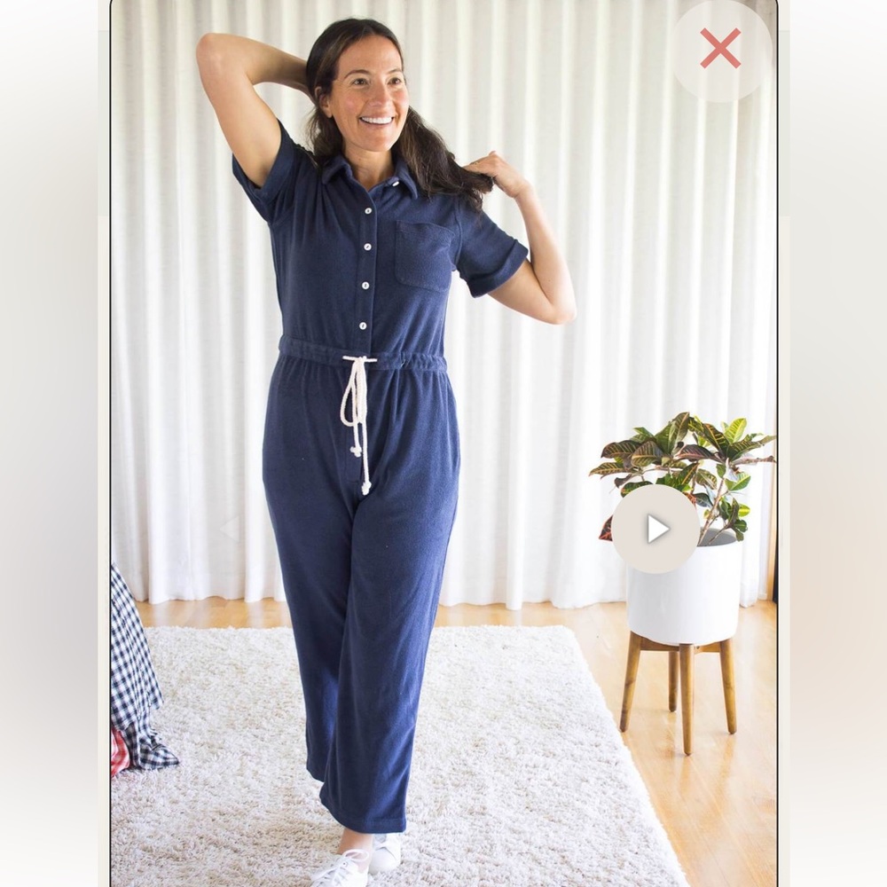 Alex Mill Benny Terry S/S jumpsuit
